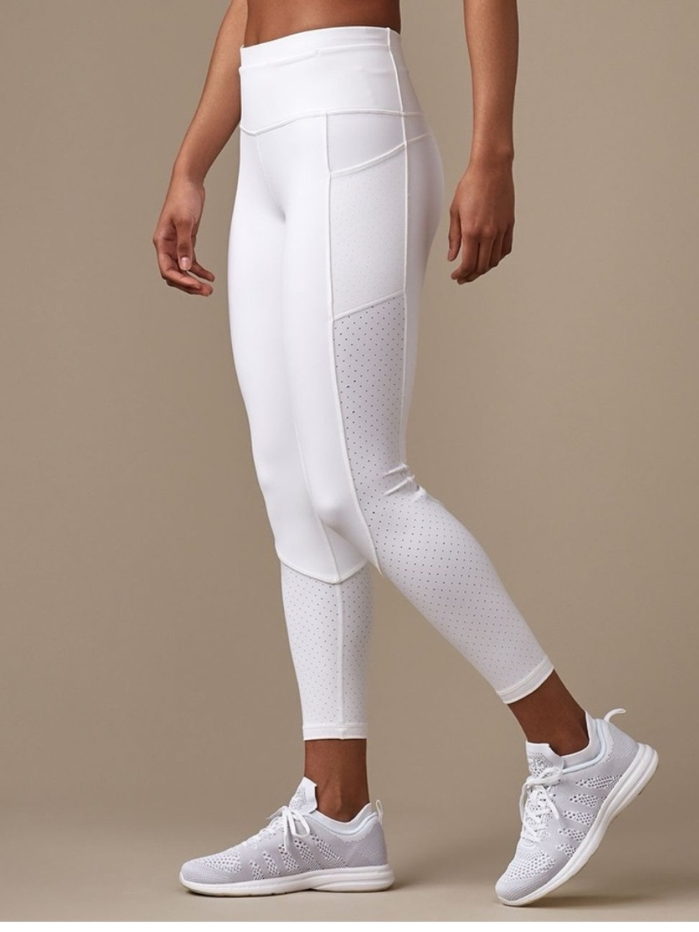 lululemon athletica White mind over miles leggings